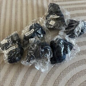 Bundle lot 6 nwot boys Dino beanie fluffy top blue